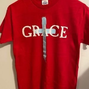 Red grace t shirt